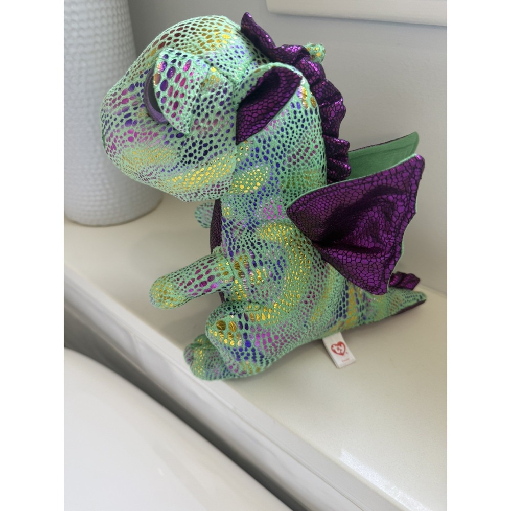 Dragon Cinder Ty Beanie Babies Boos 2015 - Stuffed Plush Toy - Picture 2 of 8